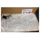Will You Marry Me LED Neon Sign Light
