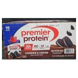 Premier Protein cookies and cream Protein shakes