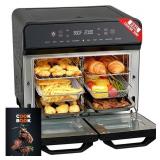 MFVV 24Qt Dual Zone Air Fryer Rotisserie