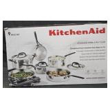 KitchenAid 9 piece Stainless steel cookware set