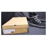 Black Fur Trim Boots