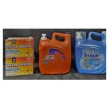 Laundry detergent 196oz. Snuggle fabric softener