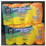 2- Disinfectant wipes 312 count each