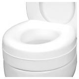 HealthSmart 5 Round Raised Toilet Seat for Seniors