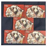 5 - $10 COLD STONE CREAMERY GIFT CARD ($50 TOTAL)