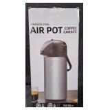 Heritage Hill 102oz SS Air Pot Carafe Silver