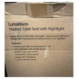 Brondell LumaWarm Heated Toilet Seat w Nightlight