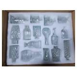 ct Clear Glass Decorative Bottles Vintage