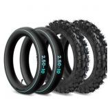 CALU LUKY 2.52.75-10 Dirt Bike Tire  Tube 2pk
