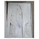 White Wooden Champagne Wall 4 Shelves Arched Top