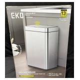 Eko 13-Gallon Deluxe Mirage Kitchen Trash Can,