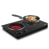 CUSIMAX 1800W Double Ceramic Hot Plate