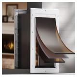 PETCOMING Lg Wall Dog Door 100lb Insulated