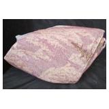 Dog Towel wPaw Print PurpleTanGrey