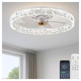 Fszdorj 20 Low Profile Ceiling Fan wLight