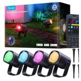 Govee Outdoor Smart RGBWIC Spot Lights 4pk