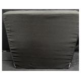 Black Square Piped Edge Cushion