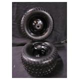 Black Wheelbarrow Tire 11x6.00-5 2pk
