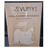 HEVUMYI Luxury Comforter Set Twin XL 7pc