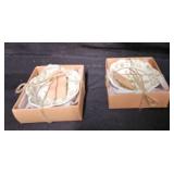 White Decorative Coaster Set 24pc