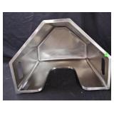 Silver Metal Storage Container