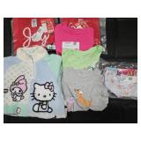 Girl's size 9 sweaters, shirts and underwear.