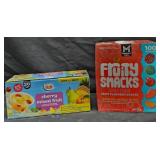 Dole cherry mixed fruit 20 cups. Fruit snacks 100