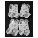 Men's no show socks white. New in packages