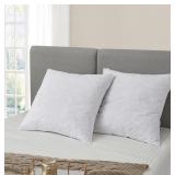 Serta 2-Pack Euro Square Feather Pillow Insert