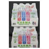 2- Karma probiotic water 12 pack 18oz bottles