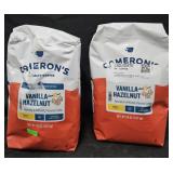 2- Cameron's vanilla hazelnut coffee 38oz each