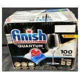 100ct. Box of Finish Powerball Quantum Dishwasher