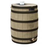 50-Gallon Darkened Ribs Rain Wizard Barrel,