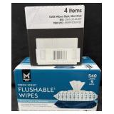 4- 30pks of Dude Wipes