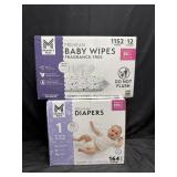 164ct. Box of Premium Size 1 Diapers