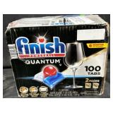 100ct. Box of Finish Powerball Quantum Dishwasher