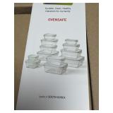24pc. Glasslock Oven Safe Food Storage Set