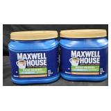 2- Maxwell House Decaf coffee 29oz each