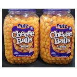 2- Utz cheese balls 28oz each