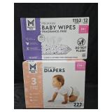 Premium baby wipes 1152 count. Premium size 3