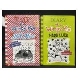 2 Diary of a Wimpy Kid books, ï¿½Hard Luckï¿½ &ï¿½Hot
