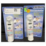 2- Exergen Temporal Artery Thermometers