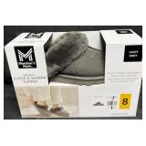 Womenï¿½s Size 8 Suede & Sherpa Slippers