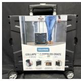 CleverMade Collapsible 4-Wheeled Cart