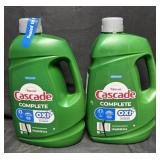 2- 125fl.oz. Jugs of Cascade Complete Dishwasher