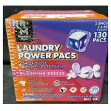 130ct. Box of Laundry Power Pacs