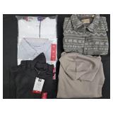 Men's size X-Large hoodies, jacket and button