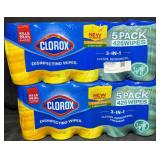 10- 85ct. Canisters of Clorox Disinfecting Wipes