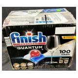 100ct. Box of Finish Powerball Quantum Dishwasher