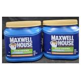 2- Maxwell House Decaf coffee 29oz each